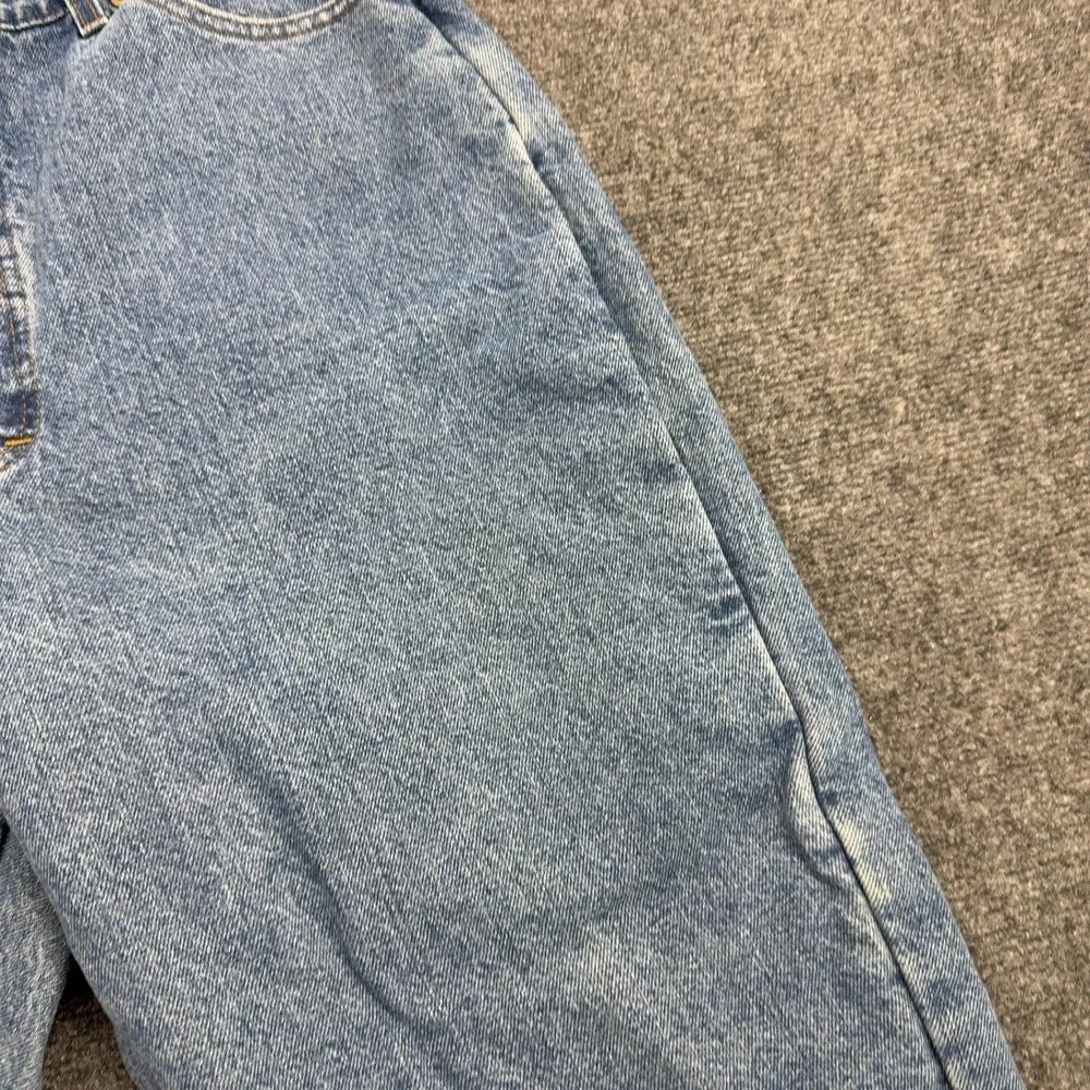 Vintage LL Bean Jeans Womens 16 Reg Blue Cotton Flannel Lined High Rise Outdoor
